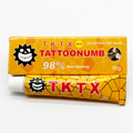 Yellow TKTX Numbing Cream Tattoo Cream Anesthesia Cream Tattoo Painless Cream Analgesic Cream Relief Cream For Operation Piercing Permanent Makeup Eyebrow Lips Liner 10g