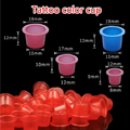 1000PCS RED Color Plastic Tattoo Ink CAp Cups Blue Large Medium SmaL Size Tattoo Accessories Supply Permanent Makeup