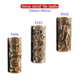 20MM Tattoo Embossed Grip Handle