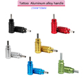 25MM Color Aluminum Alloy Tattoo Grip Tube With Back Stem Tattoo Gun Hand Grip Supplies