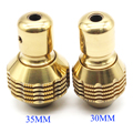 30MM 35MM Tattoo Brass Self-locking Handle Aluminum Alloy Tattoo Grip With Back Stem Handle
