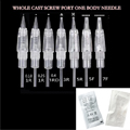 20PCS 1R 3R 5R 5F 7F Spiral Mouth Tattoo Needle Cartridge For Premium Charmant Tattoo Machine For Permanent Makeup Eyebrow Lips Tattoo