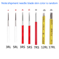 100PCS 3R 5R 7R 12R 17R Convergent Loose Tattoo Needle Semi Permanent Makeup Manual Pen Fog Needle Tattoo Accessory