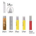 100pcs Tattoo Permanent Makeup Needle Sterilized For Eyebrow Lip Tattoo Needle Accessories How To Choose