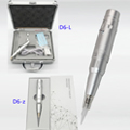 Silver Tattoo Needle Professional Permanent Makeup Machine Pen Eyebrow Lip Tattoo Aluminum Box Packaging Tattoo Machine