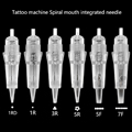 20PCS Tattoo Machine Spiral Mouth Integrated Needle