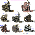 Angle Skull Coil Iron Frame Tattoo Machine Beautiful Appearance Special Surface Treatment Professional Artists