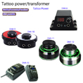 New Aurora Tattoo Power Supply For Tattoo Machine 2 Foot Pedal Mode