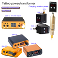 Professional Digital LCD Tattoo Power Supply Mini Durable Tattoo Power Source  Battery Wireless RCA  DC Tattoo Power